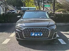 2023 Audi A8L 55 TFSI quattro Flagship, чёрный — фото 2
