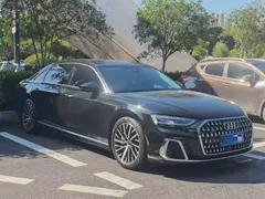 2023 Audi A8L 55 TFSI quattro Flagship, чёрный — фото 3
