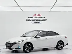 2022 Hyundai Elantra 1.5L CVT LUX Premium, белый — фото 1