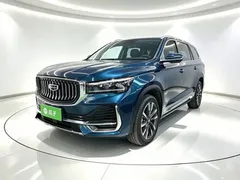 2021 Geely Monjaro 2.0TD DCT 2WD EVO Premium, синий — фото 2