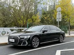 2023 Audi A8L 55 TFSI quattro Flagship, чёрный — фото 1