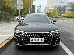 2023 Audi A8L 55 TFSI quattro Flagship, чёрный — фото 2