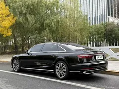 2023 Audi A8L 55 TFSI quattro Flagship, чёрный — фото 17
