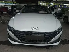 2021 Hyundai Elantra 1.5L CVT LUX Premium, белый — фото 3