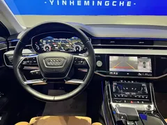 2023 Audi A8L 50 TFSI quattro Select, чёрный — фото 12
