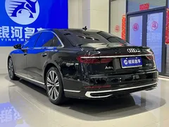 2023 Audi A8L 50 TFSI quattro Select, чёрный — фото 14