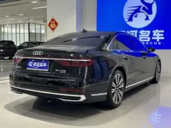 2023 Audi A8L 50 TFSI quattro Select, чёрный — фото 16