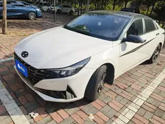 2022 Hyundai Elantra 1.5L CVT GLX Elite, белый — фото 1