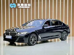 2022 BMW 5 Series 525Li M Sport Package, чёрный — фото 1