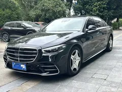 2023 Mercedes-Benz S-Class S 450 L 4MATIC, чёрный — фото 1