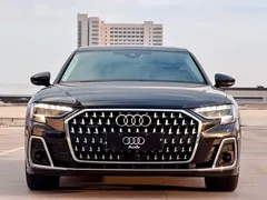2023 Audi A8L 55 TFSI quattro Flagship, чёрный — фото 2