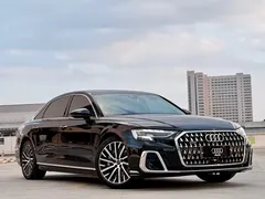 2023 Audi A8L 55 TFSI quattro Flagship, чёрный — фото 3