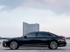 2023 Audi A8L 55 TFSI quattro Flagship, чёрный — фото 13