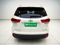 2018 Toyota Highlander 2.0T 4WD Luxury 7, белый — фото 3