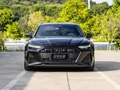 2022 Audi RS 6 4.0T Avant, чёрный — фото 2