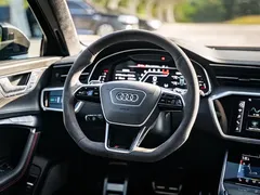 2022 Audi RS 6 4.0T Avant, чёрный — фото 11