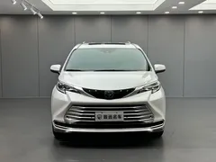 2021 Toyota Sienna 2.5L Hybrid Platinum, белый — фото 2