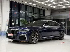 2021 BMW 7 Series 740Li xDrive Executive M Sport Package, синий — фото 1