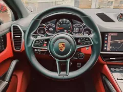2020 Porsche Cayenne S 2.9T, синий — фото 10