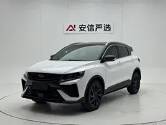 2021 Geely Coolray 1.4T DCT Diamond, белый — фото 1