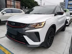 2021 Geely Coolray 1.5TD DCT, белый — фото 1