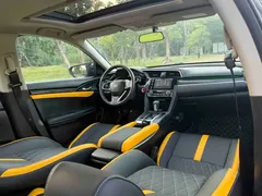 2019 Honda Civic 220TURBO CVT, синий — фото 9