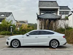 2021 Audi A5 Sportback 40 TFSI Fashion, белый — фото 4