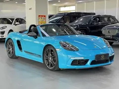 2019 Porsche 718 Boxster T 2.0T, синий — фото 3