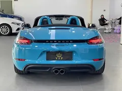 2019 Porsche 718 Boxster T 2.0T, синий — фото 8