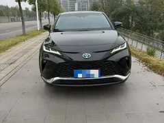 2022 Toyota Venza Hybrid 2.5L CVT 2WD Premium, чёрный — фото 2