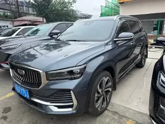 2021 Geely Monjaro 2.0TD High Power AT 4WD Flagship, синий — фото 1