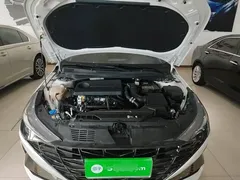 2022 Hyundai Elantra 240TGDi DCT LUX Premium, белый — фото 20