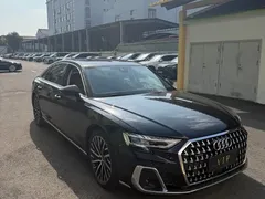 2023 Audi A8L 55 TFSI quattro Flagship, чёрный — фото 2
