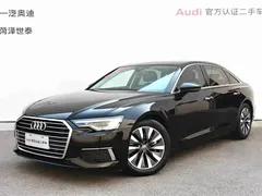 2021 Audi A6L 45 TFSI, чёрный — фото 1