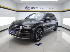 2020 Audi Q5L 40 TFSI Fashion, чёрный — фото 1