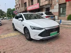 2023 BYD Qin PLUS Champion DM-i PHEV 55KM Leading, белый — фото 3