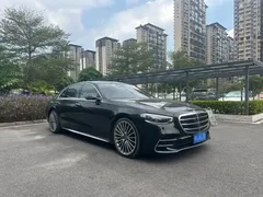 2021 Mercedes-Benz S-Class S 450 L 4MATIC, чёрный — фото 2