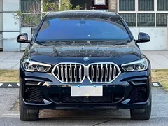 2022 BMW X6, чёрный — фото 2