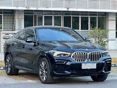 2022 BMW X6, чёрный — фото 3