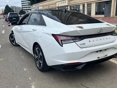 2021 Hyundai Elantra 1.5L CVT LUX Premium, белый — фото 11