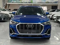 2022 Audi Q3 35 TFSI Fashion Dynamic, синий — фото 3