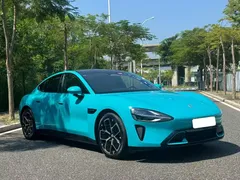 2024 Xiaomi SU7 RWD Long Range Smart Driving, синий — фото 3