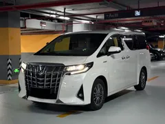 2021 Toyota Alphard Hybrid 2.5L Luxury, белый — фото 1