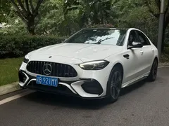 2022 Mercedes-Benz C-Class C 260 L Sport, белый — фото 1