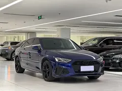 2022 Audi A4L 40 TFSI Luxury Sport, синий — фото 3