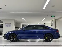 2022 Audi A4L 40 TFSI Luxury Sport, синий — фото 4