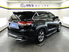 2021 Toyota Highlander 2.0T 4WD Luxury 7, чёрный — фото 3