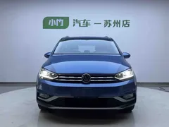2021 Volkswagen Touran L 280TSI DSG Tuojie Edition 7-seat, синий — фото 2