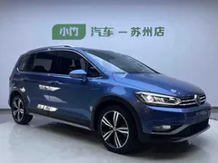 2021 Volkswagen Touran L 280TSI DSG Tuojie Edition 7-seat, синий — фото 3