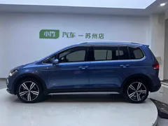 2021 Volkswagen Touran L 280TSI DSG Tuojie Edition 7-seat, синий — фото 7